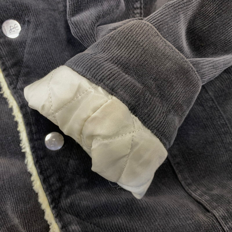 【中古品】【メンズ】 LEE リー LM0732 CORDUROY BOA JACKET コーデュロイ ボア ジャケット アウター 147-260916-yn-13-izu サイズ：S カラー：ブラック 万代Net店