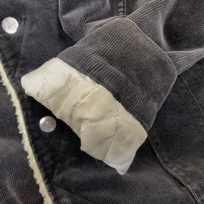 【中古品】【メンズ】 LEE リー LM0732 CORDUROY BOA JACKET コーデュロイ ボア ジャケット アウター 147-260916-yn-13-izu サイズ：S カラー：ブラック 万代Net店