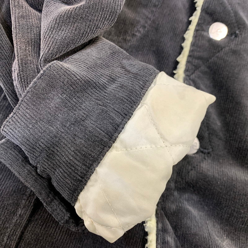 【中古品】【メンズ】 LEE リー LM0732 CORDUROY BOA JACKET コーデュロイ ボア ジャケット アウター 147-260916-yn-13-izu サイズ：S カラー：ブラック 万代Net店