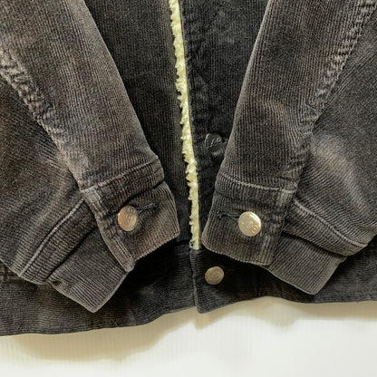 【中古品】【メンズ】 LEE リー LM0732 CORDUROY BOA JACKET コーデュロイ ボア ジャケット アウター 147-260916-yn-13-izu サイズ：S カラー：ブラック 万代Net店