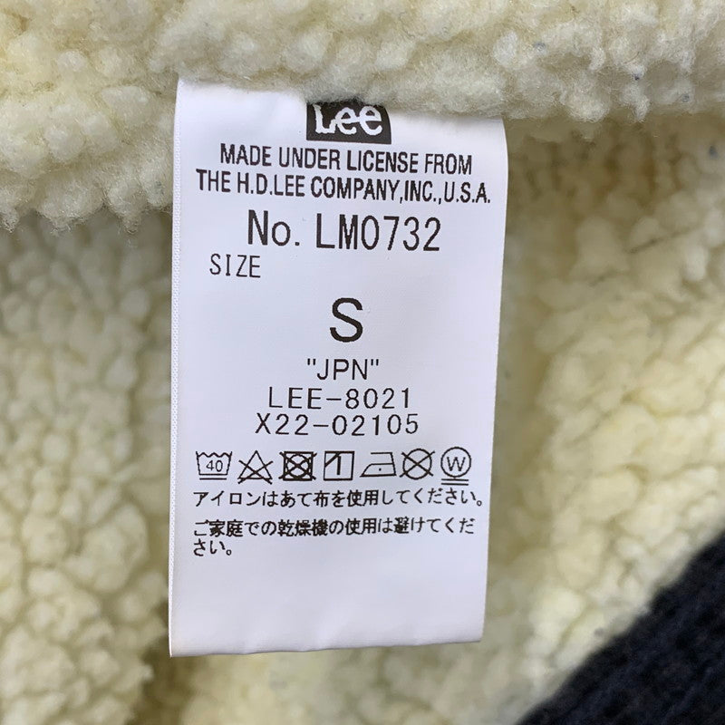 【中古品】【メンズ】 LEE リー LM0732 CORDUROY BOA JACKET コーデュロイ ボア ジャケット アウター 147-260916-yn-13-izu サイズ：S カラー：ブラック 万代Net店