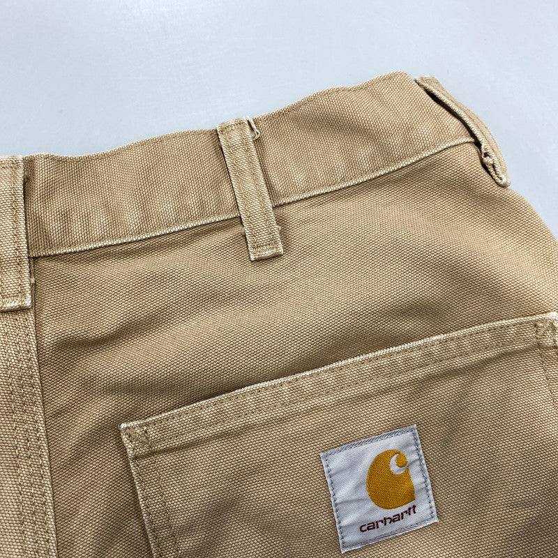 【中古品】【メンズ】 CARHARTT WIP カーハートダブリューアイピー I031501 DOUBLE KNEE PANT ダブルニー パンツ ボトムス 153-260901-kh-09-izu サイズ：30×32 カラー：ベージュ系 万代Net店
