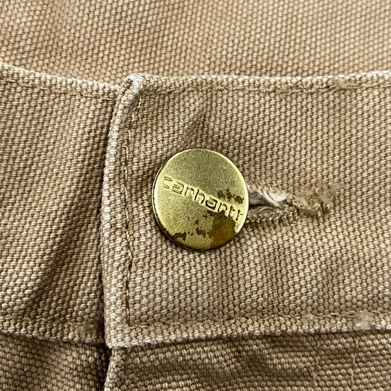 【中古品】【メンズ】 CARHARTT WIP カーハートダブリューアイピー I031501 DOUBLE KNEE PANT ダブルニー パンツ ボトムス 153-260901-kh-09-izu サイズ：30×32 カラー：ベージュ系 万代Net店