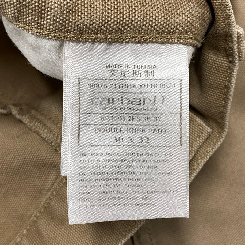 【中古品】【メンズ】 CARHARTT WIP カーハートダブリューアイピー I031501 DOUBLE KNEE PANT ダブルニー パンツ ボトムス 153-260901-kh-09-izu サイズ：30×32 カラー：ベージュ系 万代Net店