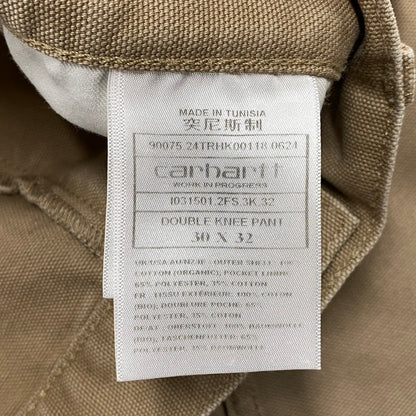 【中古品】【メンズ】 CARHARTT WIP カーハートダブリューアイピー I031501 DOUBLE KNEE PANT ダブルニー パンツ ボトムス 153-260901-kh-09-izu サイズ：30×32 カラー：ベージュ系 万代Net店