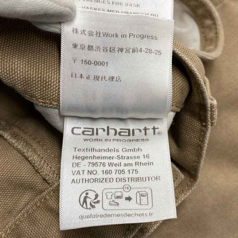 【中古品】【メンズ】 CARHARTT WIP カーハートダブリューアイピー I031501 DOUBLE KNEE PANT ダブルニー パンツ ボトムス 153-260901-kh-09-izu サイズ：30×32 カラー：ベージュ系 万代Net店