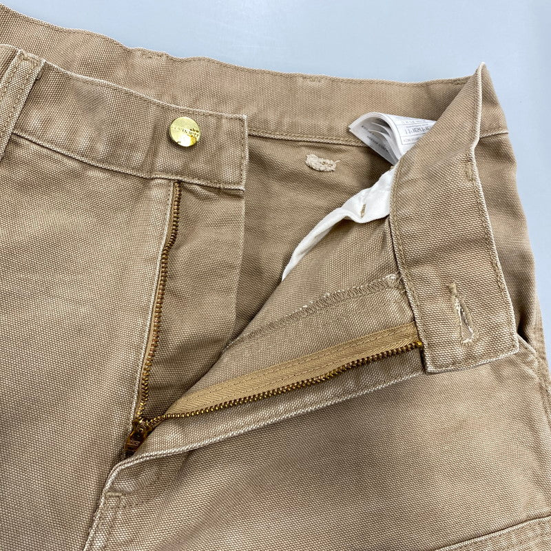 【中古品】【メンズ】 CARHARTT WIP カーハートダブリューアイピー I031501 DOUBLE KNEE PANT ダブルニー パンツ ボトムス 153-260901-kh-09-izu サイズ：30×32 カラー：ベージュ系 万代Net店