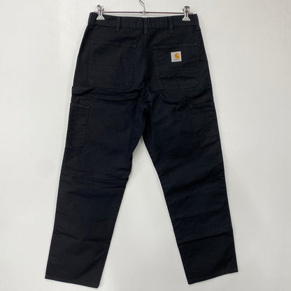 【中古品】【メンズ】 CARHARTT WIP カーハートダブリューアイピー I031501 DOUBLE KNEE PANT ダブルニー パンツ ボトムス 153-260901-kh-05-izu サイズ：32×32 カラー：ブラック 万代Net店
