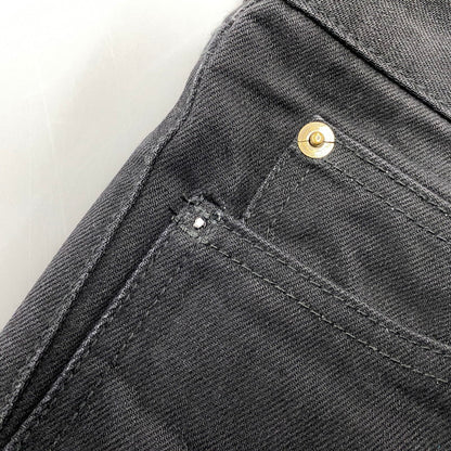 【中古品】【メンズ】 SAINT LAURENT サンローラン 500170 Y865R CLASSIC STRAIGHT DENIM PANTS クラシック ストレート デニム パンツ ボトムス 152-260901-kh-06-izu サイズ：27 カラー：ブラック 万代Net店