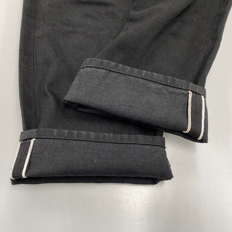 【中古品】【メンズ】 SAINT LAURENT サンローラン 500170 Y865R CLASSIC STRAIGHT DENIM PANTS クラシック ストレート デニム パンツ ボトムス 152-260901-kh-06-izu サイズ：27 カラー：ブラック 万代Net店
