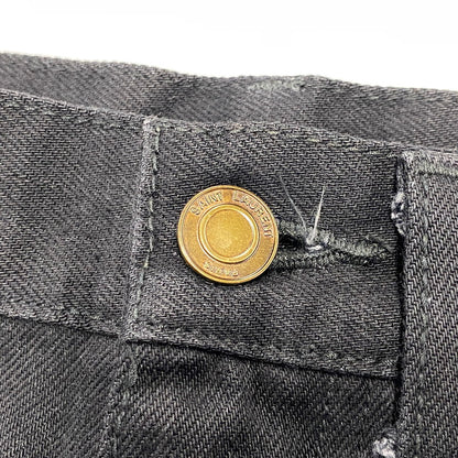 【中古品】【メンズ】 SAINT LAURENT サンローラン 500170 Y865R CLASSIC STRAIGHT DENIM PANTS クラシック ストレート デニム パンツ ボトムス 152-260901-kh-06-izu サイズ：27 カラー：ブラック 万代Net店