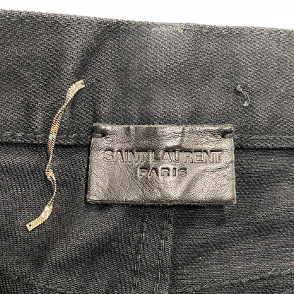 【中古品】【メンズ】 SAINT LAURENT サンローラン 500170 Y865R CLASSIC STRAIGHT DENIM PANTS クラシック ストレート デニム パンツ ボトムス 152-260901-kh-06-izu サイズ：27 カラー：ブラック 万代Net店