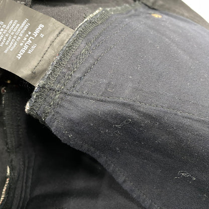 【中古品】【メンズ】 SAINT LAURENT サンローラン 500170 Y865R CLASSIC STRAIGHT DENIM PANTS クラシック ストレート デニム パンツ ボトムス 152-260901-kh-06-izu サイズ：27 カラー：ブラック 万代Net店