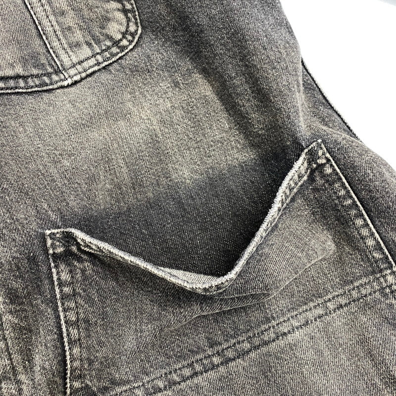 【中古品】【メンズ】 MINEDENIM マインデニム 2510-9004-95-022 25AW 襟コーデュロイ 裏地チェックフランネル デニムカバーオールジャケット アウター 142-260831-cs-02-izu サイズ：2 カラー：チャコール 万代Net店
