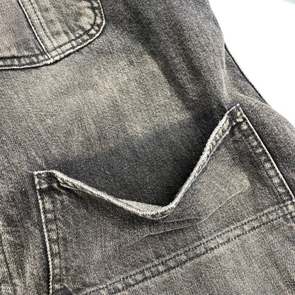 【中古品】【メンズ】 MINEDENIM マインデニム 2510-9004-95-022 25AW 襟コーデュロイ 裏地チェックフランネル デニムカバーオールジャケット アウター 142-260831-cs-02-izu サイズ：2 カラー：チャコール 万代Net店