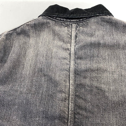 【中古品】【メンズ】 MINEDENIM マインデニム 2510-9004-95-022 25AW 襟コーデュロイ 裏地チェックフランネル デニムカバーオールジャケット アウター 142-260831-cs-02-izu サイズ：2 カラー：チャコール 万代Net店