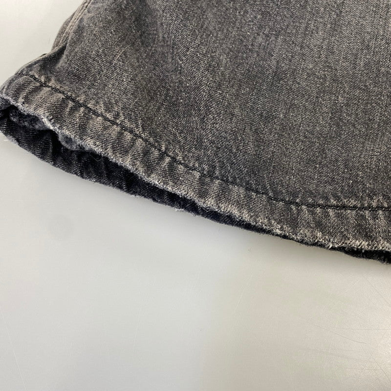 【中古品】【メンズ】 MINEDENIM マインデニム 2510-9004-95-022 25AW 襟コーデュロイ 裏地チェックフランネル デニムカバーオールジャケット アウター 142-260831-cs-02-izu サイズ：2 カラー：チャコール 万代Net店