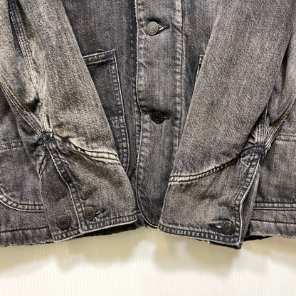 【中古品】【メンズ】 MINEDENIM マインデニム 2510-9004-95-022 25AW 襟コーデュロイ 裏地チェックフランネル デニムカバーオールジャケット アウター 142-260831-cs-02-izu サイズ：2 カラー：チャコール 万代Net店