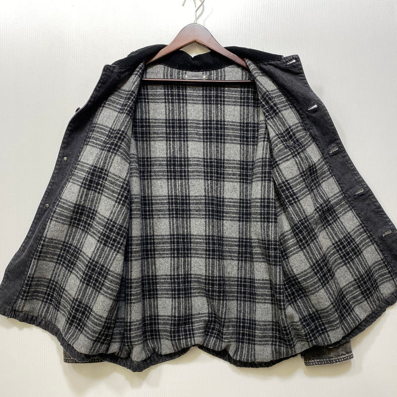 【中古品】【メンズ】 MINEDENIM マインデニム 2510-9004-95-022 25AW 襟コーデュロイ 裏地チェックフランネル デニムカバーオールジャケット アウター 142-260831-cs-02-izu サイズ：2 カラー：チャコール 万代Net店