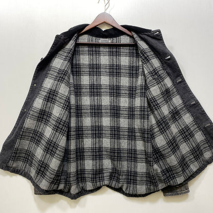 【中古品】【メンズ】 MINEDENIM マインデニム 2510-9004-95-022 25AW 襟コーデュロイ 裏地チェックフランネル デニムカバーオールジャケット アウター 142-260831-cs-02-izu サイズ：2 カラー：チャコール 万代Net店