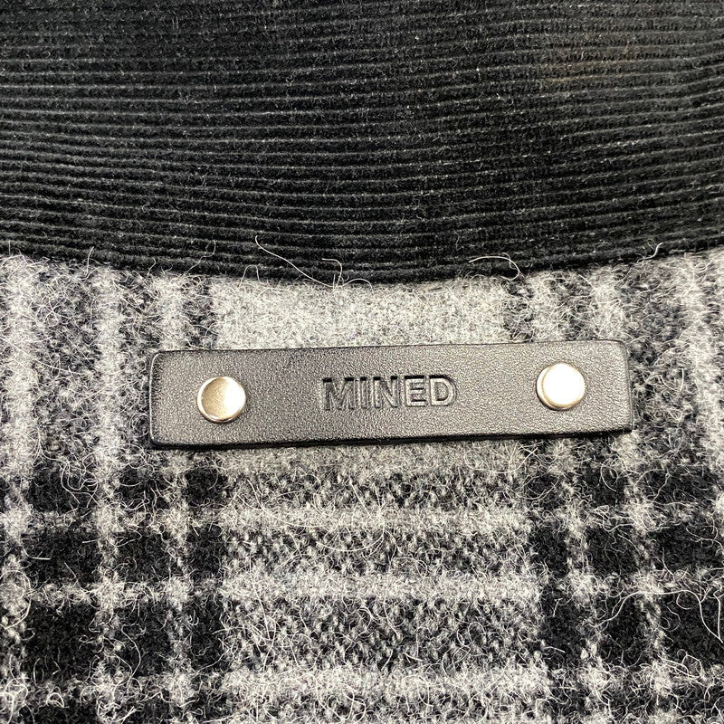 【中古品】【メンズ】 MINEDENIM マインデニム 2510-9004-95-022 25AW 襟コーデュロイ 裏地チェックフランネル デニムカバーオールジャケット アウター 142-260831-cs-02-izu サイズ：2 カラー：チャコール 万代Net店