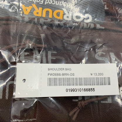 【中古美品】【メンズ/レディース】 Supreme シュプリーム SHOULDER BAG ショルダーバッグ カバン 鞄 188-260831-as-01-izu カラー：ブラウン 万代Net店