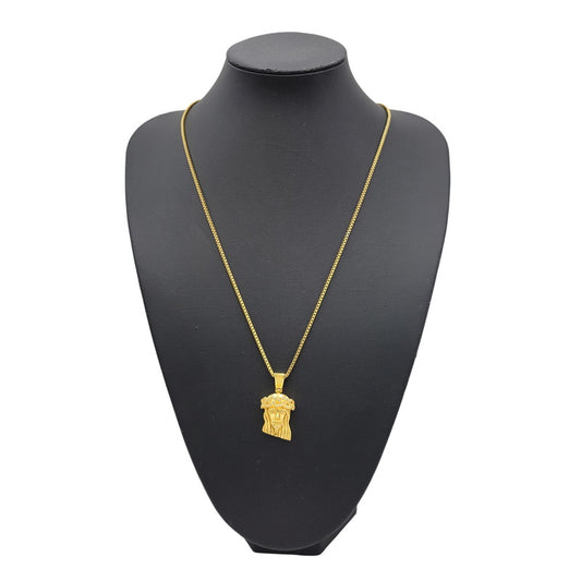 【中古品】【メンズ/レディース】 GOLDEN GILT DESIGN BY TSS ゴールデンギルト デザインバイ ティーエスエス JESUS NECKLACE ジーザスネックレス アクセサリー 192-260911-ya-17-izu カラー：ゴールド 万代Net店