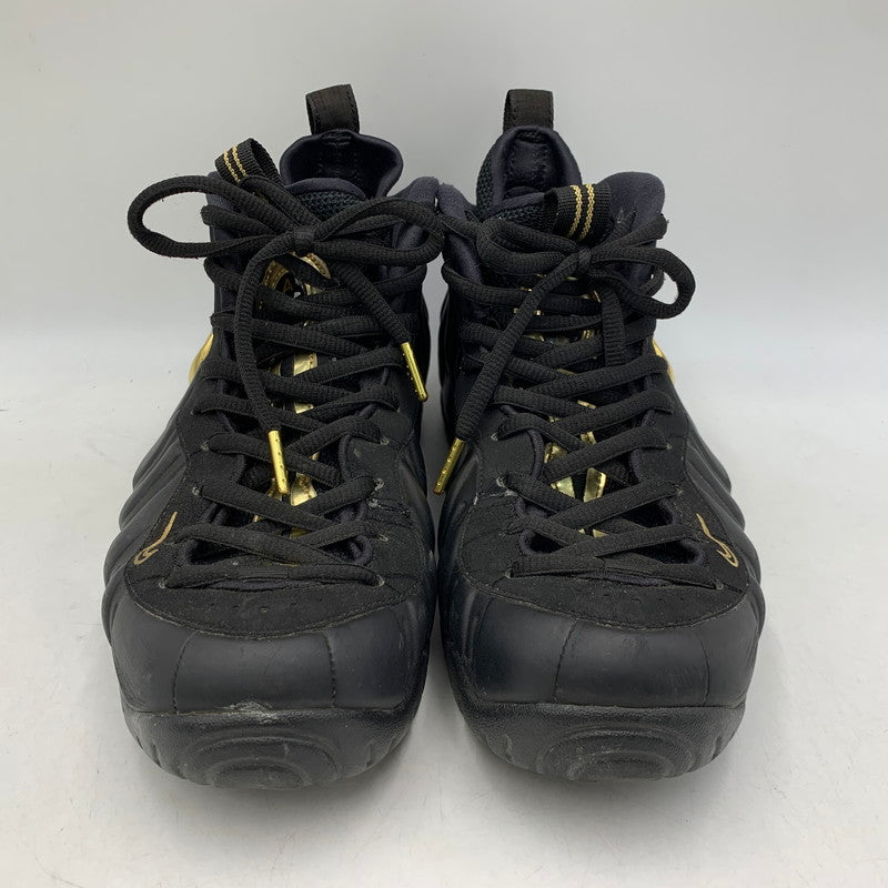 【中古品】【メンズ】 NIKE ナイキ 624041-009 AIR FOAMPOSITE PRO エア フォームポジット プロ スニーカー 靴 160-260910-cs-19-izu サイズ：28cm カラー：BLACK/METALLIC GOLD 万代Net店