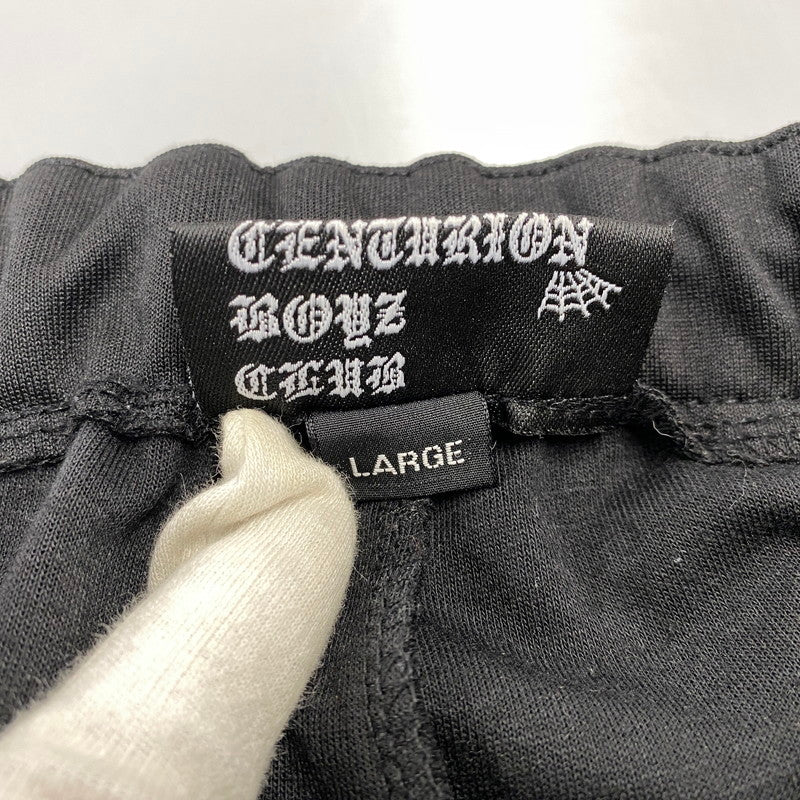 【中古品】【メンズ】 CENTURION BOYZ CLUB センチュリオンボーイズクラブ CBC-005 CBC-004 TRACK JACKET＆PANTS SET-UP トラック ジャケット パンツ セットアップ 142-260831-cs-06-izu サイズ：上下L カラー：ブラック 万代Net店