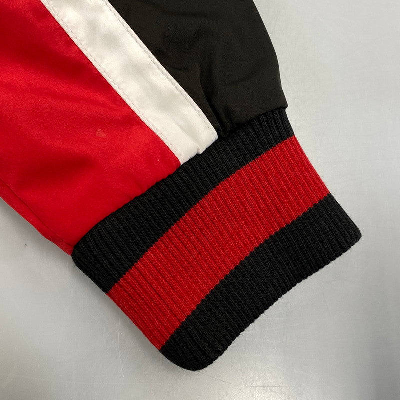【中古品】【メンズ】 SAPEUR x FR2 サプール エフアールツー FRJ108 STADIUM JACKET スタジアム ジャケット アウター 142-260831-cs-04-izu サイズ：L カラー：ブラック×レッド 万代Net店