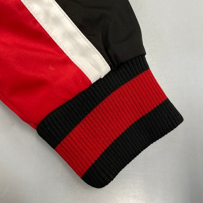 【中古品】【メンズ】 SAPEUR x FR2 サプール エフアールツー FRJ108 STADIUM JACKET スタジアム ジャケット アウター 142-260831-cs-04-izu サイズ：L カラー：ブラック×レッド 万代Net店