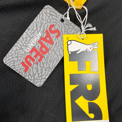 【中古品】【メンズ】 SAPEUR x FR2 サプール エフアールツー FRJ108 STADIUM JACKET スタジアム ジャケット アウター 142-260831-cs-04-izu サイズ：L カラー：ブラック×レッド 万代Net店