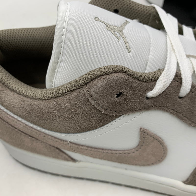 【中古美品】【メンズ】 NIKE ナイキ AIR JORDAN 1 LOW 553558-046 エア ジョーダン 1 ロー スニーカー 靴 160-260831-as-08-izu サイズ：29cm カラー：OLIVE GREY/ENIGMA STONE 万代Net店