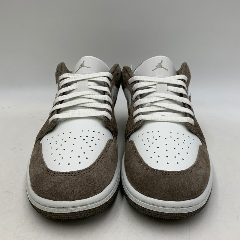 【中古美品】【メンズ】 NIKE ナイキ AIR JORDAN 1 LOW 553558-046 エア ジョーダン 1 ロー スニーカー 靴 160-260831-as-08-izu サイズ：29cm カラー：OLIVE GREY/ENIGMA STONE 万代Net店