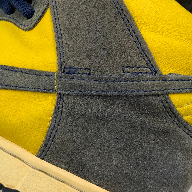 【現状渡し品】【メンズ】 NIKE SB ナイキエスビー 305050-741 DUNK HIGH ダンク ハイ スニーカー シューズ 靴 160-260901-ya-07-izu サイズ：27cm カラー：ネイビー×イエロー 万代Net店