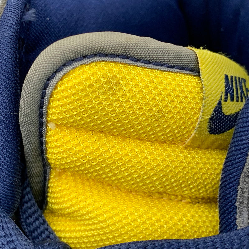 【現状渡し品】【メンズ】 NIKE SB ナイキエスビー 305050-741 DUNK HIGH ダンク ハイ スニーカー シューズ 靴 160-260901-ya-07-izu サイズ：27cm カラー：ネイビー×イエロー 万代Net店
