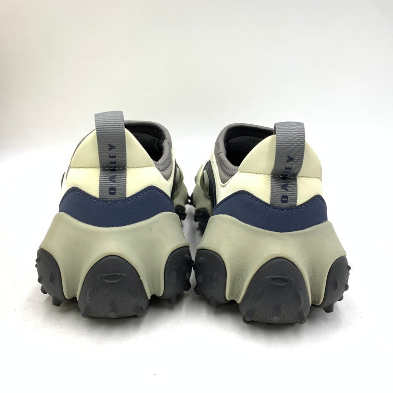 【中古品】【メンズ】 OAKLEY オークリー FOF100539 EDGE ICON エッジ アイコン スニーカー シューズ 靴 162-260901-ya-01-izu サイズ：27cm カラー：クリーム×ネイビー 万代Net店