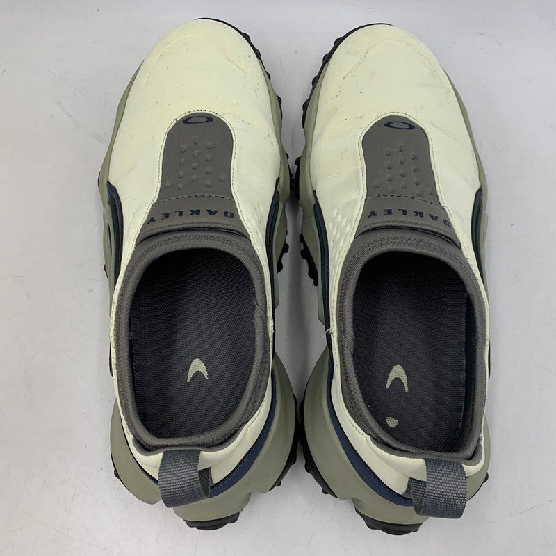 【中古品】【メンズ】 OAKLEY オークリー FOF100539 EDGE ICON エッジ アイコン スニーカー シューズ 靴 162-260901-ya-01-izu サイズ：27cm カラー：クリーム×ネイビー 万代Net店