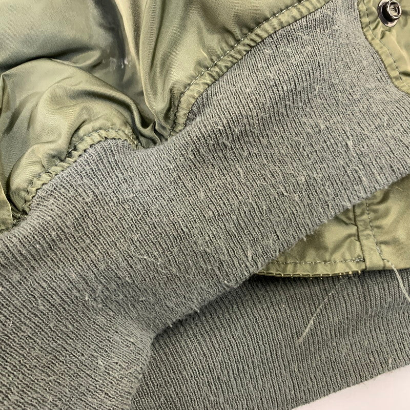 【中古品】【メンズ】 ALPHA INDUSTRIES アルファインダストリーズ 1615-573-8335 MIL-J-6278F 80-90S USA製 N-2B FLIGHT JACKET フライト ジャケット アウター 145-260903-ya-08-izu サイズ：L カラー：カーキ 万代Net店