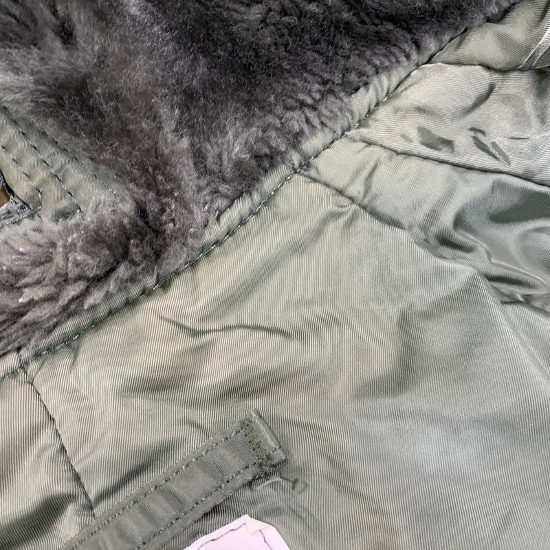 【中古品】【メンズ】 ALPHA INDUSTRIES アルファインダストリーズ 1615-573-8335 MIL-J-6278F 80-90S USA製 N-2B FLIGHT JACKET フライト ジャケット アウター 145-260903-ya-08-izu サイズ：L カラー：カーキ 万代Net店