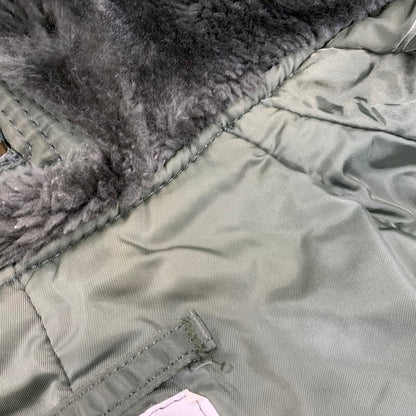 【中古品】【メンズ】 ALPHA INDUSTRIES アルファインダストリーズ 1615-573-8335 MIL-J-6278F 80-90S USA製 N-2B FLIGHT JACKET フライト ジャケット アウター 145-260903-ya-08-izu サイズ：L カラー：カーキ 万代Net店