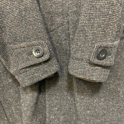 【中古品】【メンズ】 SACAI サカイ 15-00851M REVERSIBLE TWEED COAT リバーシブル ツイード コート アウター 140-260903-ya-09-izu サイズ：1 カラー：ブラウン×カーキ 万代Net店