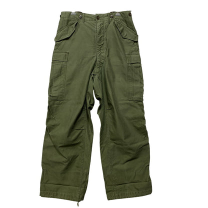 【現状渡し品】【メンズ】 U.S.ARMY ユーエスアーミー PATWIN ZIP パットウィン ジップ 50S M-51 FIELD TROSERS フィールド トラウザーズ ズボン ボトムス 157-260903-ya-03-izu サイズ：REGULAR-SMALL カラー：カーキ 万代Net店