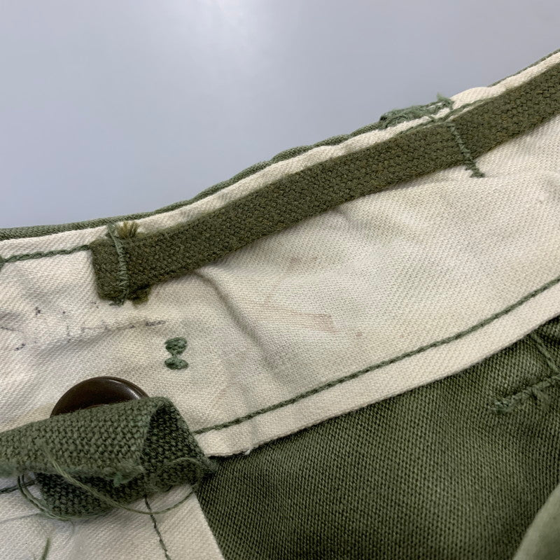 【現状渡し品】【メンズ】 U.S.ARMY ユーエスアーミー PATWIN ZIP パットウィン ジップ 50S M-51 FIELD TROSERS フィールド トラウザーズ ズボン ボトムス 157-260903-ya-03-izu サイズ：REGULAR-SMALL カラー：カーキ 万代Net店