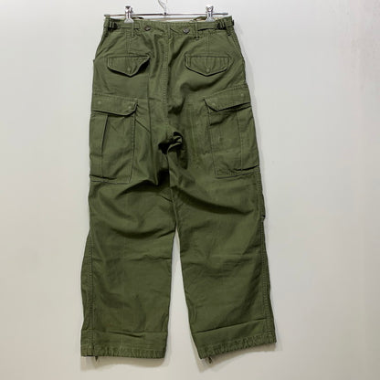 【現状渡し品】【メンズ】 U.S.ARMY ユーエスアーミー PATWIN ZIP パットウィン ジップ 50S M-51 FIELD TROSERS フィールド トラウザーズ ズボン ボトムス 157-260903-ya-03-izu サイズ：REGULAR-SMALL カラー：カーキ 万代Net店