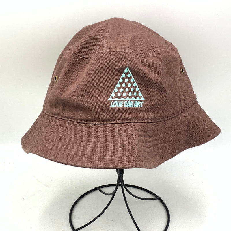 【中古品】【メンズ/レディース】 LOVE EAR ART ラブイヤー アート BUCKET HAT バケット ハット 帽子 185-260901-ya-16-izu カラー：ブラウン 万代Net店