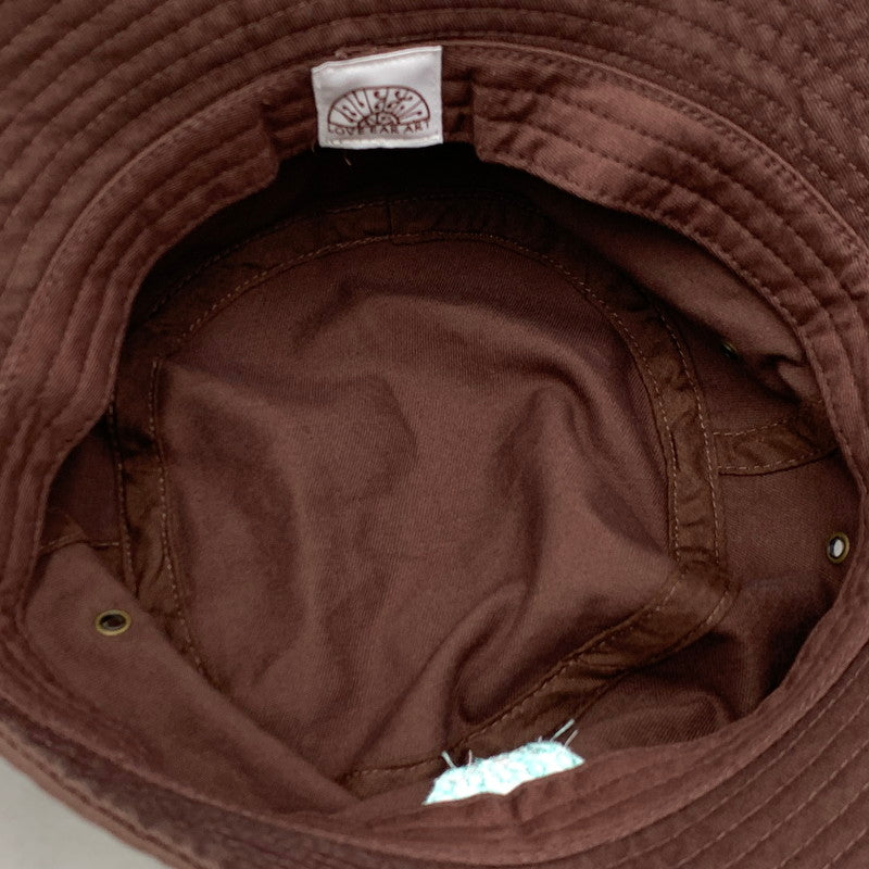 【中古品】【メンズ/レディース】 LOVE EAR ART ラブイヤー アート BUCKET HAT バケット ハット 帽子 185-260901-ya-16-izu カラー：ブラウン 万代Net店
