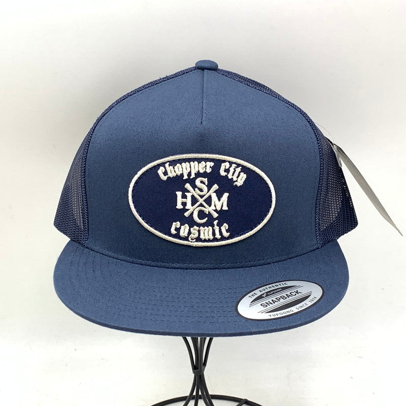 【中古美品】【メンズ/レディース】 THE CLASSICS ザ・クラシックス CHOPPERCITY COSMIC MESH CAP チョッパーシティ コズミック メッシュ キャップ 帽子 185-260901-ya-15-izu サイズ：F カラー：ネイビー 万代Net店