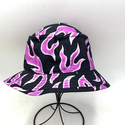 【中古品】【メンズ/レディース】 CHALLENGER チャレンジャー 25SS FIRE HAT ファイアー ハット 帽子 185-260901-ya-17-izu サイズ：L カラー：パープル×ブラック 万代Net店