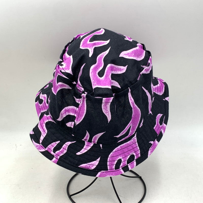 【中古品】【メンズ/レディース】 CHALLENGER チャレンジャー 25SS FIRE HAT ファイアー ハット 帽子 185-260901-ya-17-izu サイズ：L カラー：パープル×ブラック 万代Net店